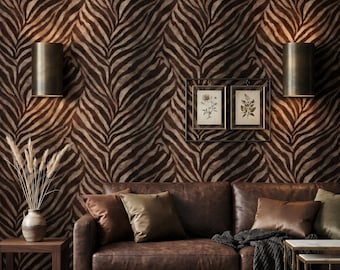 Zebra Wallpaper Peel and Stick Animal Print Contact Paper Waterproof Removable Shelf Liner Decal Vinyl Roll