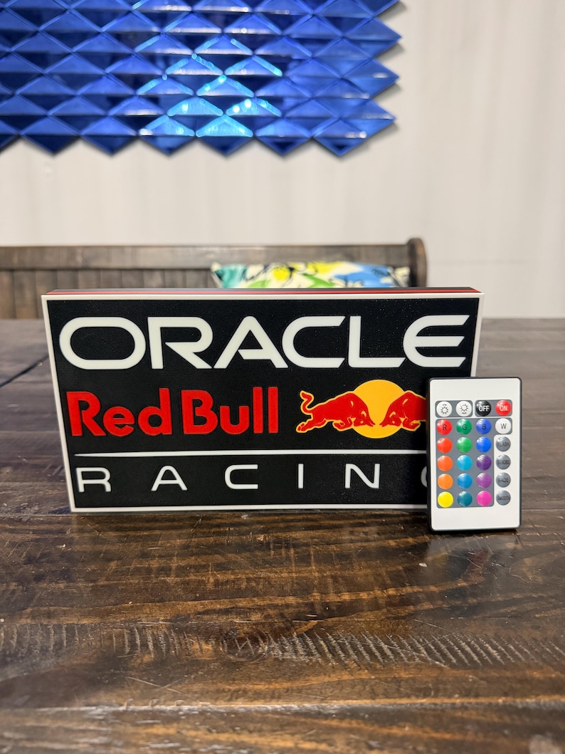 Red Bull Racing LED Light Box - Etsy