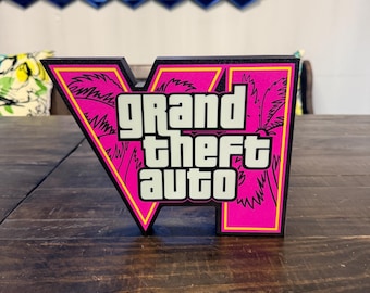 Grand Theft Auto 6 LED Light Box