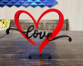Love Sign with Stand