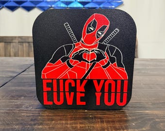 Deadpool LED Light Box