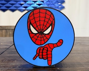 Spider Man Duel Sided LED Light Box
