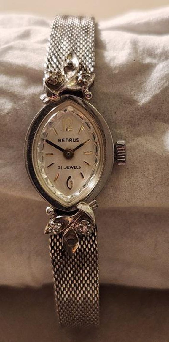 Vintage Ladies Benrus 21 Jewels Automatic Watch - Etsy display picture 2
