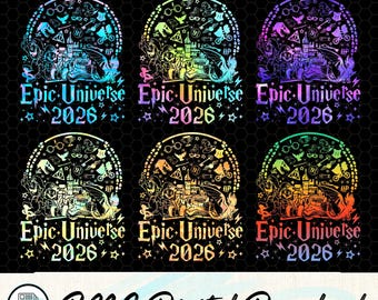 Download digitale di Epic Universe 2026, Universe Epic Family Png, Viaggio a Disneyland, Orlando Park Epic Universe Png, Universal Studio Png