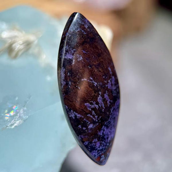 Natural Sugilite Gemstone – Purple Crystal for Jewelry Making, Healing and Collecting