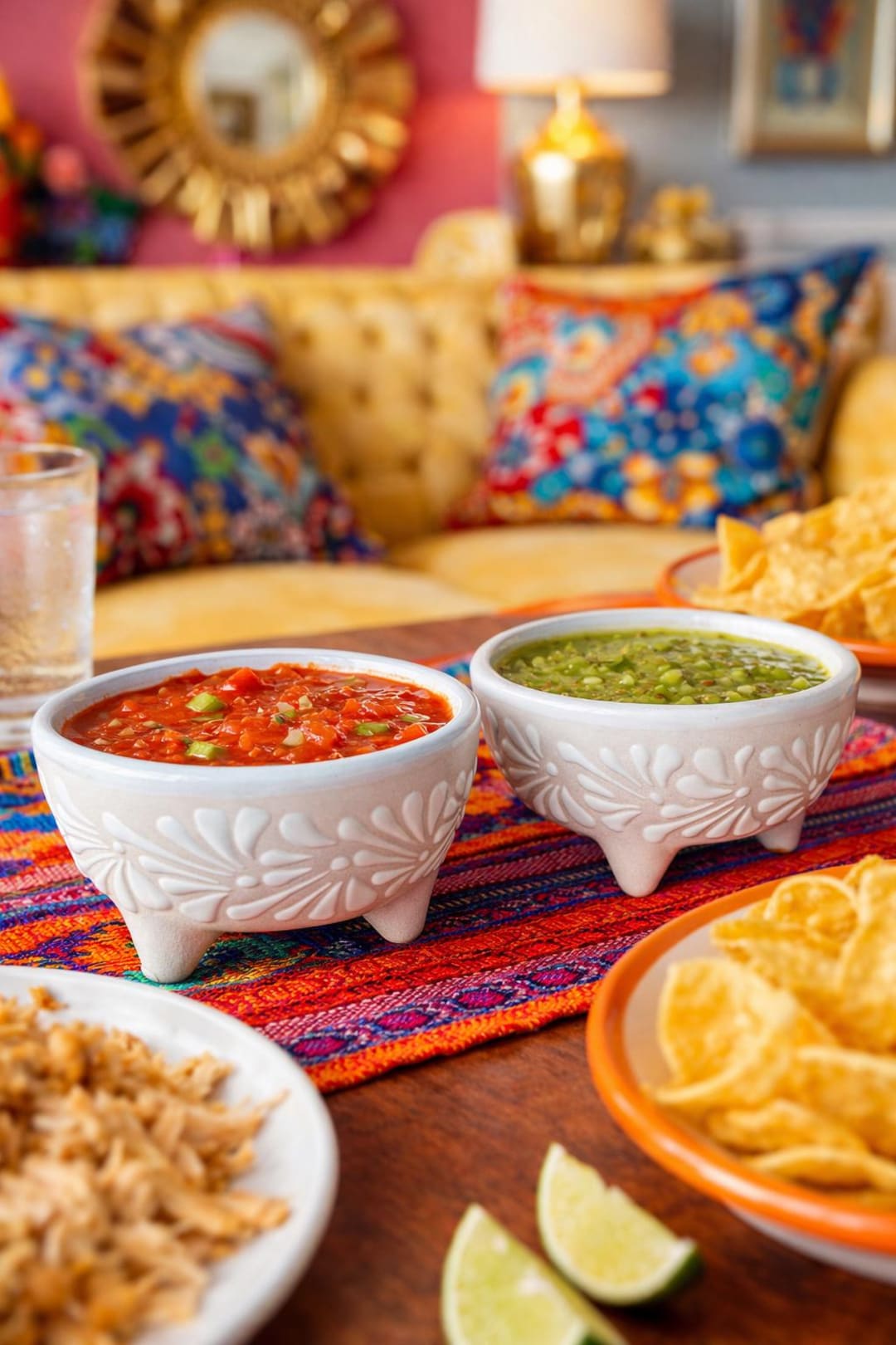 Talavera Molcajete Set | White | Lead Free