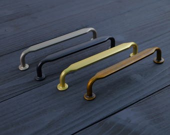 Tiradores de latón antiguo para cajones: Tiradores retro para armarios de cocina, tiradores para cómodas, pomos y herrajes modernos para muebles.