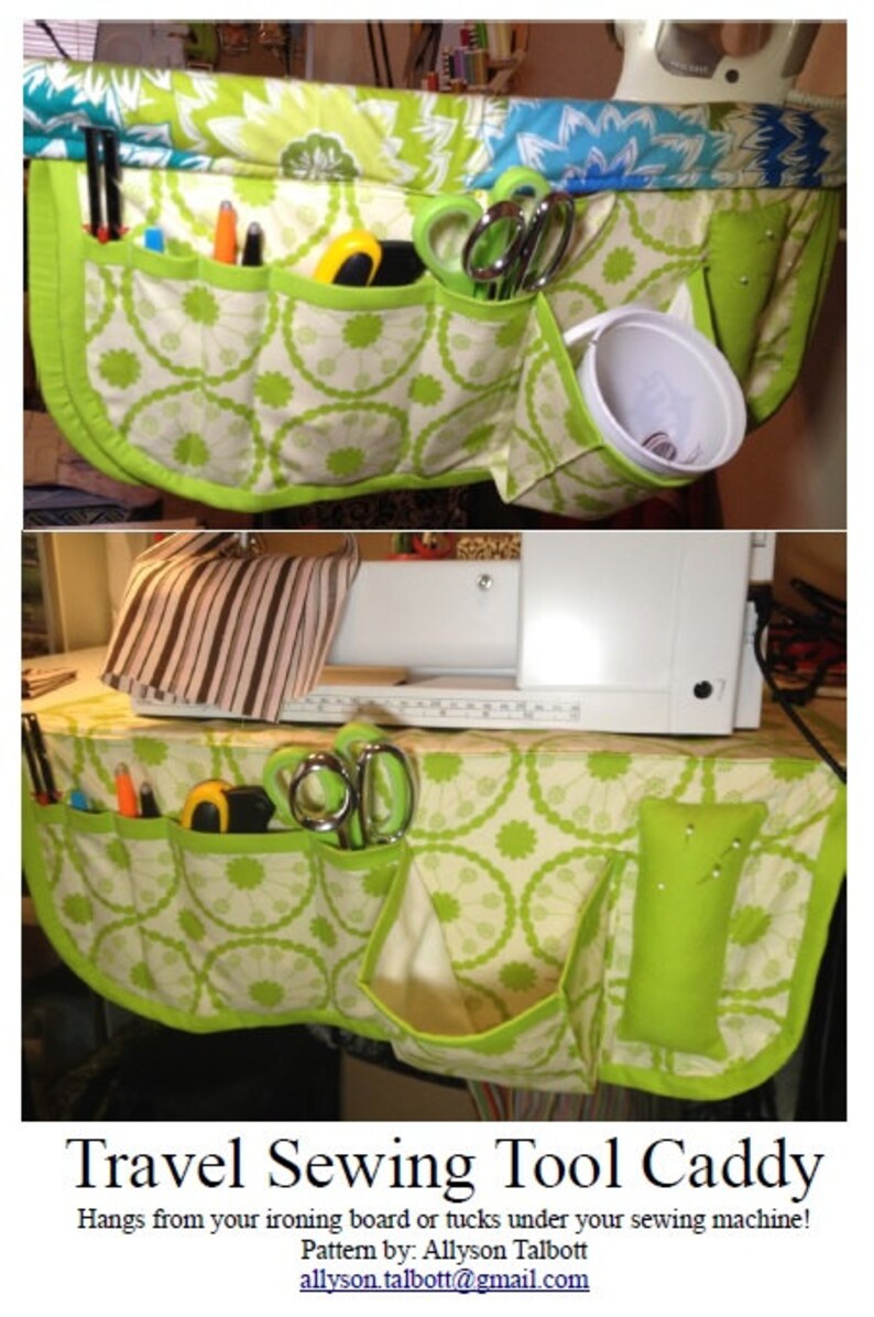 Travel Sewing Tool Caddy Pattern Etsy Israel