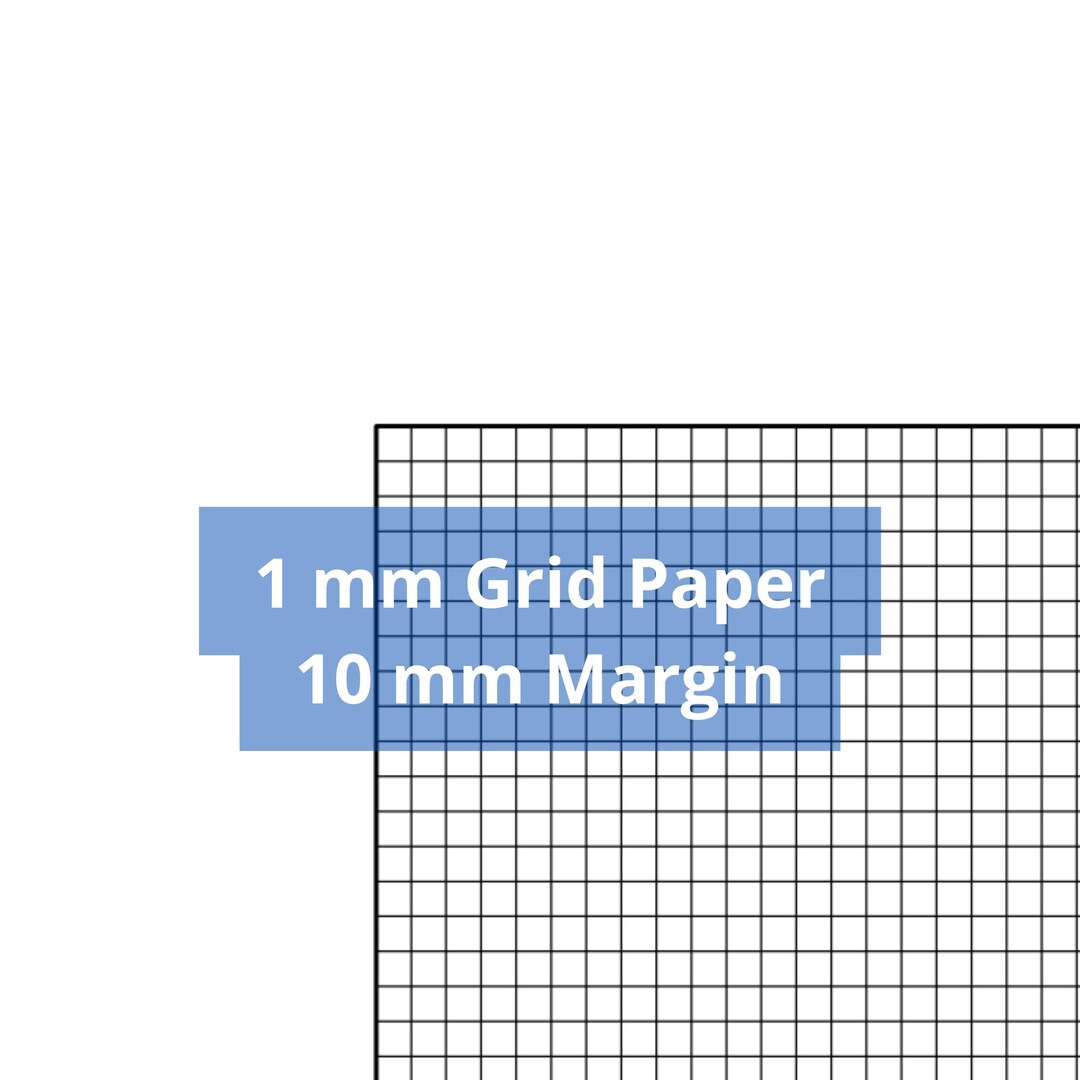 A4 Graph Paper 1 Mm Grid Printable PDF - Etsy