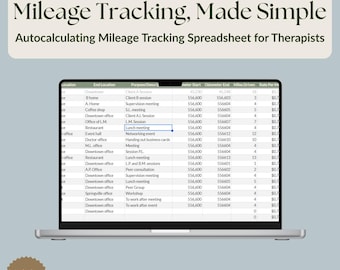 Dziennik przebiegu terapii | Arkusze Google i Excel | Narzędzie do odliczeń podatkowych dla prywatnej praktyki