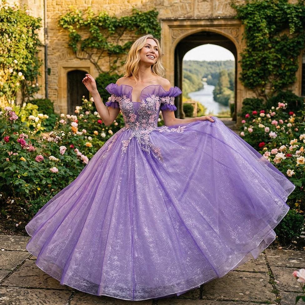 Prom Dress Fairy Purple - Etsy UK