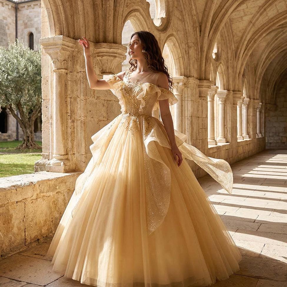 green emerald velvet dress Applique Sweetheart Ball Gown by Lizluo Quince 26100 0 / Aqua/Sky