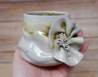 Ceramic Tea Cup, Matcha Bowl, Handmade Pottery Mug, Birthday Gift, Japanese Tea Cup, Gift for Her, Matcha Tea, Pottery Bowl, Ceramic Cup