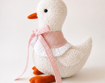 Boucle Goose Sewing Pattern PDF | Plush Goose Toy | Video Tutorial