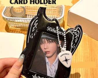 NOWY uchwyt na karty fotograficzne K-POP, indywidualny uchwyt na karty fotograficzne K-POP, polaroidy, karty kolekcjonerskie artystów, etui na zdjęcia K-POP, toploader K-POP