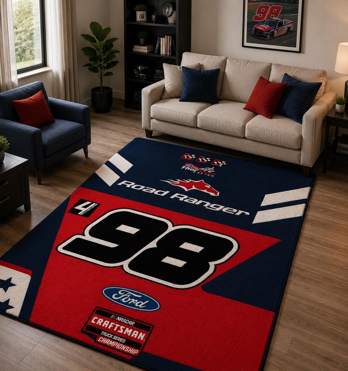 Nascar Area Rug - Etsy
