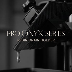 Onyx-FR (flamskyddsmedel) avloppshållare i kolfiberharts – SprintRay 3D-skrivartillbehör
