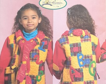 Butterick **B4679 Threadbare Pattern Company-Toddler's/Children's Jacket and Scarf, Size CF (Sizes 4-5-6)