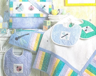 Vogue V7868 **Theresa Layman Designs: Infants' Quilt, Diaper Bag and Bibs Craft Pattern