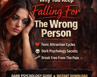 ¿Por qué atraes el amor tóxico? Guía de psicología oscura, patrones de relaciones obsesivas, comportamiento de deseo prohibido. Descarga del libro electrónico en PDF.