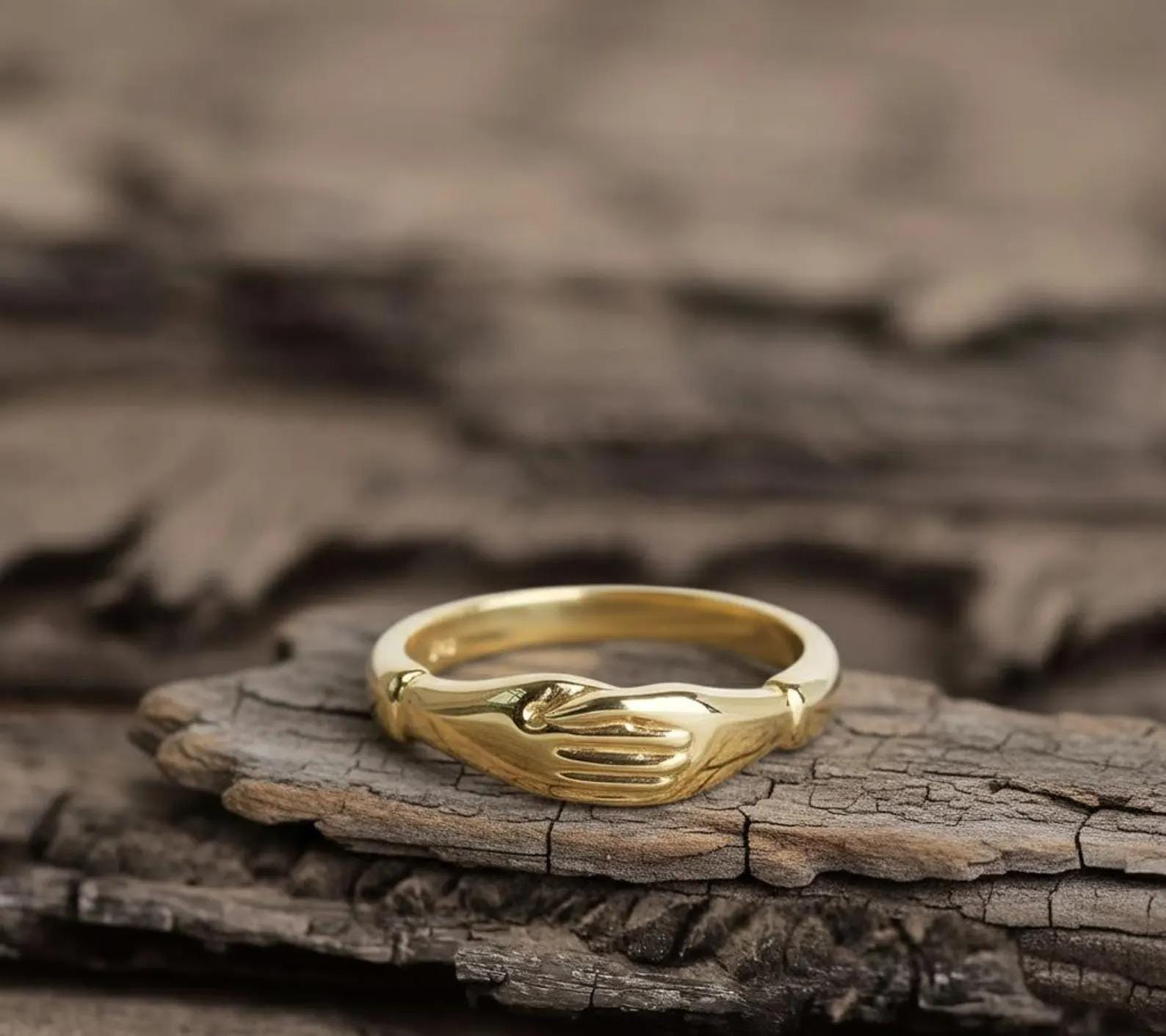 Fede hands ring - Etsy 日本