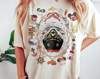 Coquette Bow Disney Cruise Shirt, My First Cruise, Family Vacation 2026, Family Cruise Trip, Disney Wish Dream Magic Wonder Fantasy Treasure
