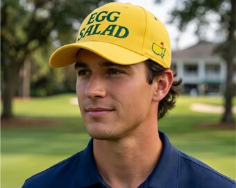 Richardson Embroidered Golf Cap – Egg Salad Funny Meme Hat, Vintage Style Dad Hat, Casual Streetwear
