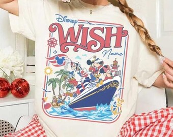 Personalized Disney Cruise Shirt, Mickey and Friends Cruise Squad, Cruise Trip Family Vacation 2026, Family Cruise Disney Wish Dream Magic