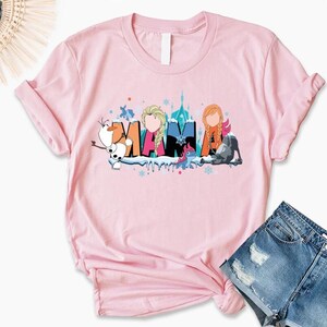 Sweat-shirt maman la reine des neiges, chemise de vacances pour maman princesse, cadeau de tenue d'aventure en famille pour la fête des mères et des voyages image 10