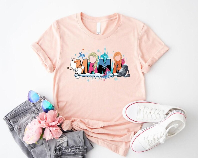 Sweat-shirt maman la reine des neiges, chemise de vacances pour maman princesse, cadeau de tenue d'aventure en famille pour la fête des mères et des voyages image 9