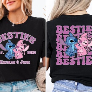 Stitch Angel Besties Sweatshirt, Disney Friends Matching Shirt, Stitch Angel Besties Shirt, Disney Stitch Shirt, Disney Besties Shirt image 10