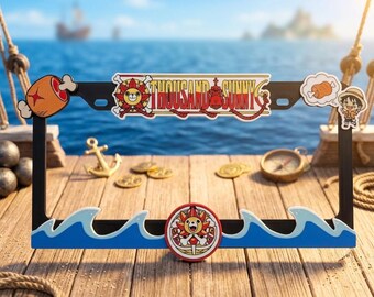 Cornice portatarga a tema pirata anime