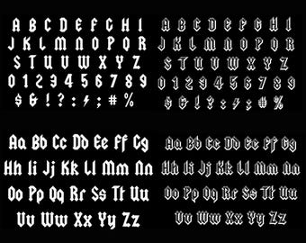 Buy Heavy Metal Font, Hard Rock Font, Font Svg, ACDC Font, Digital ...
