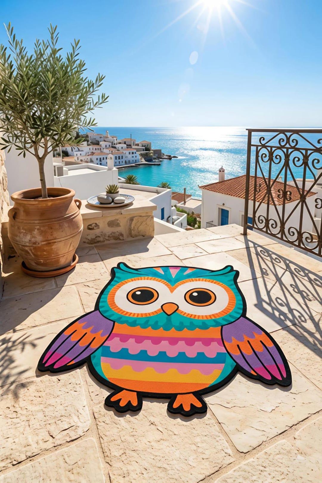 Luxury Hand-tufted Owl Rug, Modern 3D Carved Animal Shape Area Rug ...