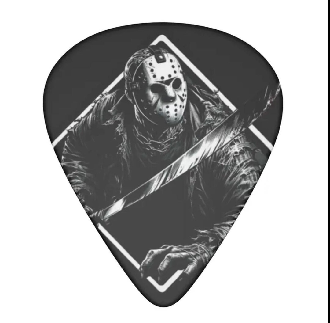Jason Friday the 13th Horror Movie Inspired Guitar Pick Set 6 Pack - Etsy