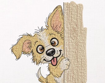Bull Terrier Dog Embroidery Design, Patch Eye Terrier Machine Pattern, Target Dog Stitch File, Large Anime Embroidery, PES DST JEF VP3