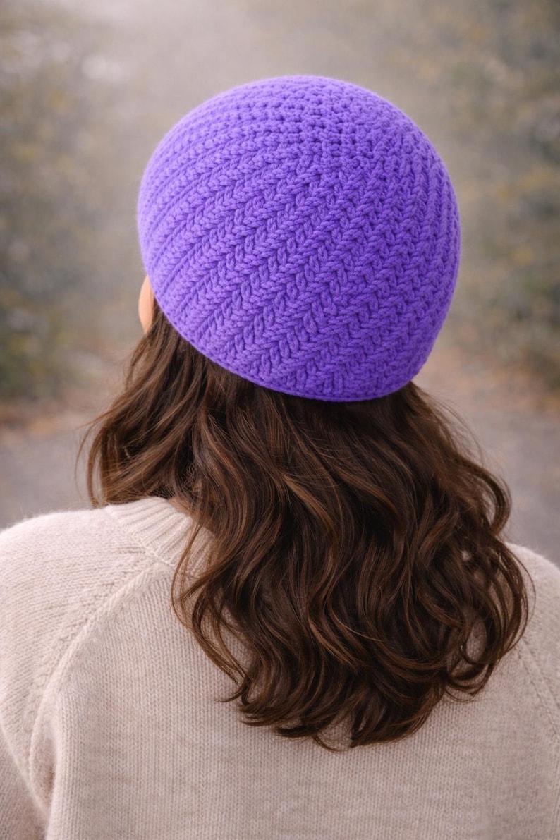 Easy Crochet Beanie Hat Pattern for Beginners Instant Download - Etsy