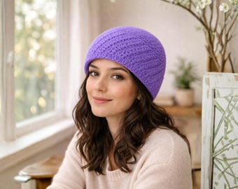 Easy Crochet Beanie Hat Pattern for Beginners Instant Download - Etsy