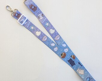 Jellyfish Splash Adjustable Lanyard