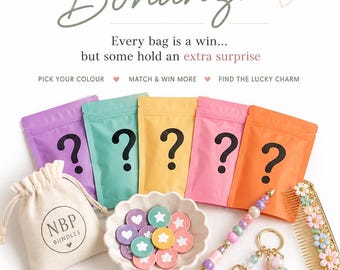 Blind Box Bonanza | Mystery Bead Game | Pick Your Colour | Win Extra Bags | Lucky Charm Prize