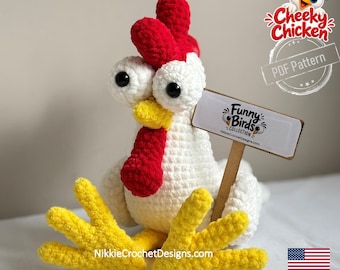 Haakpatroon Cheeky Chicken (NL + EN/US)