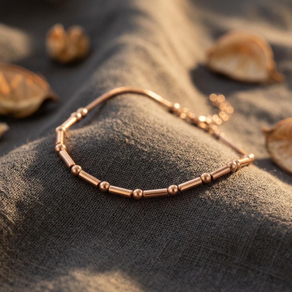 Morse Code Bracelet, Couples Bracelet, XW161, Personalized Secret Message Bracelet, Custom Name Bracelet, Dainty Gold Bracelet, Gift for Mom