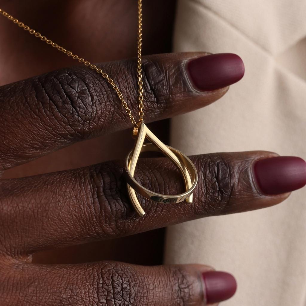 14K Gold Ring Holder Necklace, Sterling Silver Ring Keeper Pendant, Wedding Ring Holder Jewelry, Meaningful Gift for Her Women