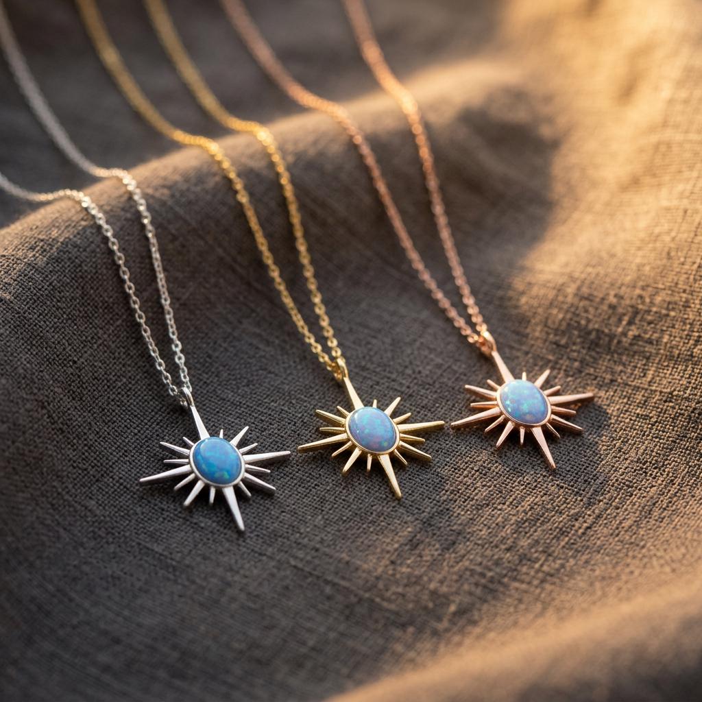 Dainty 14k gold 925 Sterling Chain and North Star Pendant Necklace, Dainty Necklace,Birthday Bridesmaid Gifts, Gift for Mum, Nana