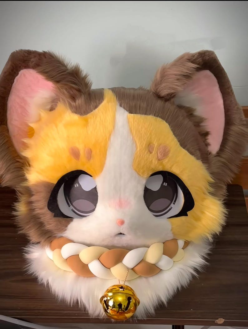 Custom Fursuit Head Kemono / Toony Style | Made to Order Furry Head ...