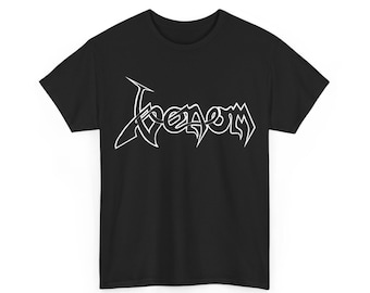 Camiseta con el logo de la banda de black metal Venom - Hecha en Australia