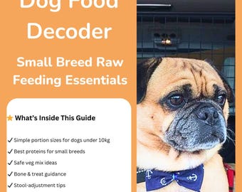 小型犬用生食ガイド（PDF）｜体重10kg未満の食事プランと分量