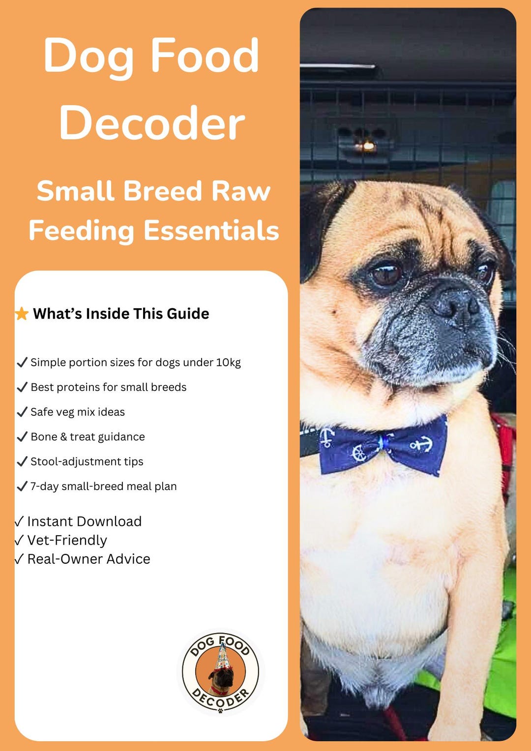 Small Breed Raw Feeding Guide (PDF) | Under 10kg Meal Plan & Portions ...