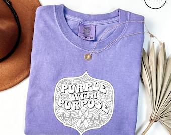 Purple with Purpose Epilepsy Awareness Shirt, World Epilepsy Day Tee