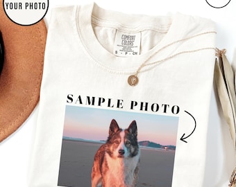 Comfort Colors® Custom Photo Shirt, Custom Image Shirt, Personalized T-Shirt, Custom Picture T-shirt, Your Photo Shirt, Family Picture Tee